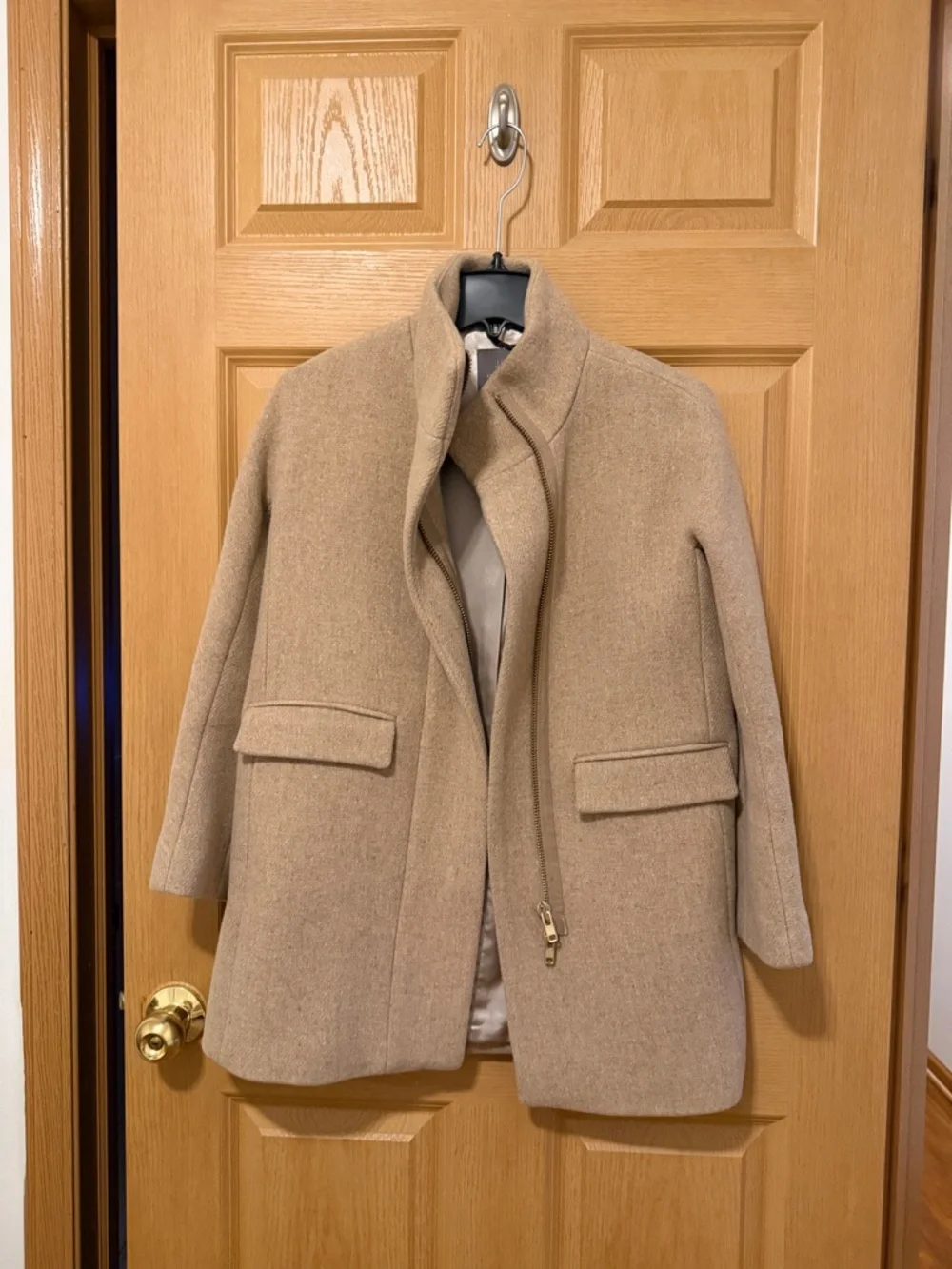 J. Crew Camel Cocoon Coat - Picture 2 of 8
